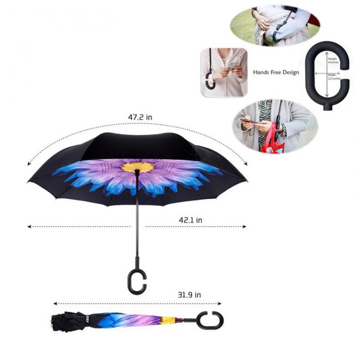 Inverted Folding Umbrella