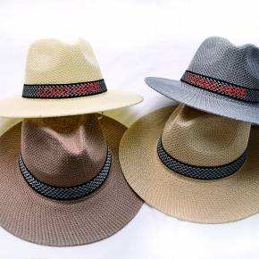 Unisex Sun Visor Straw Hat