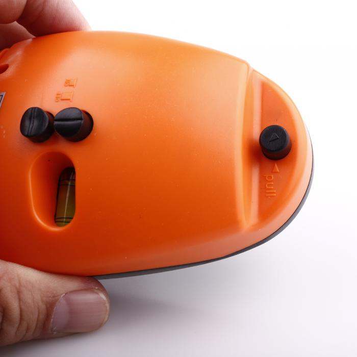 Orange Mouse Laser Magnet Level