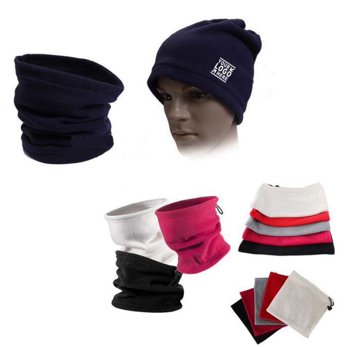 Multi-functional  Neck Warmer Polar Fleece Hat