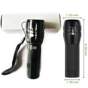 Zoomable Adjustable Focus LED Flashlight