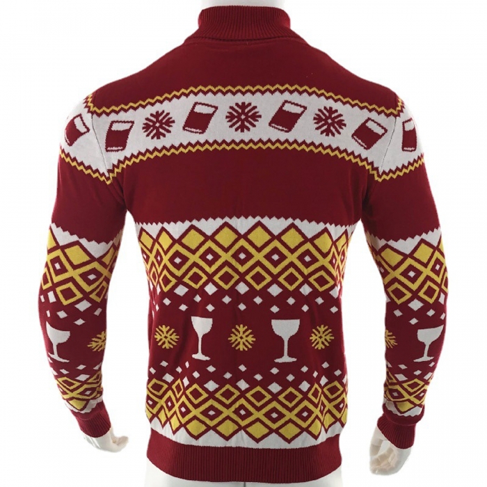 Custom Christmas Pullover Turtleneck Ugly Sweater