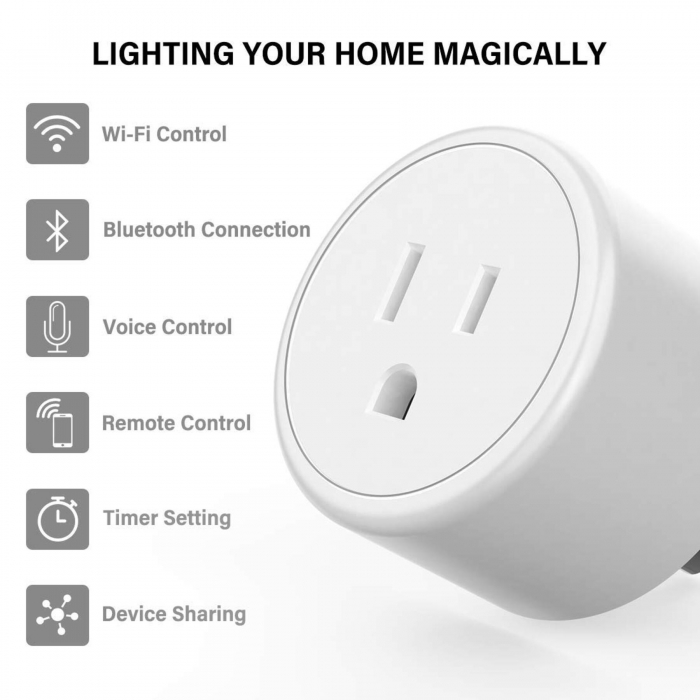 Mini Smart Plug WiFi Outlet Socket