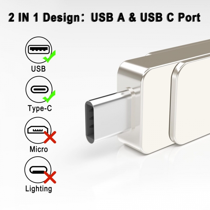 Personalized 64GB USB Flash Drive