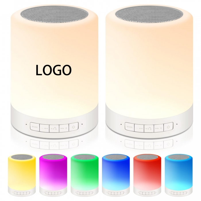 Night Light Bluetooth Speaker Wireless Portable Smart Touch