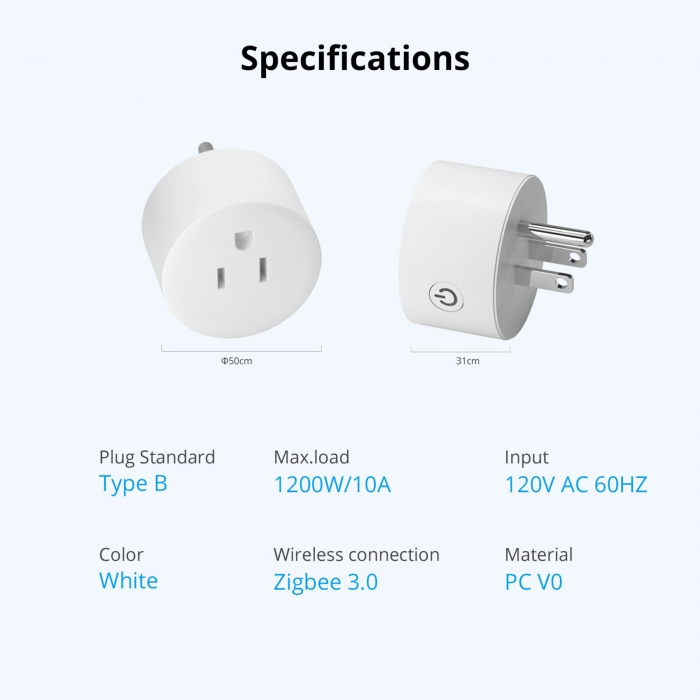 Mini Smart Plug WiFi Outlet Socket