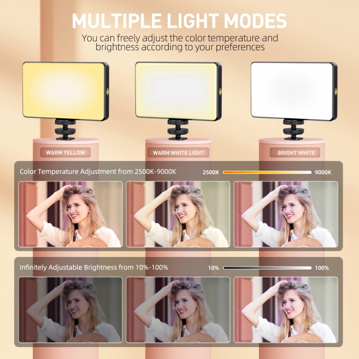 Custom Laptop & Camera Video Light Streaming Lighting