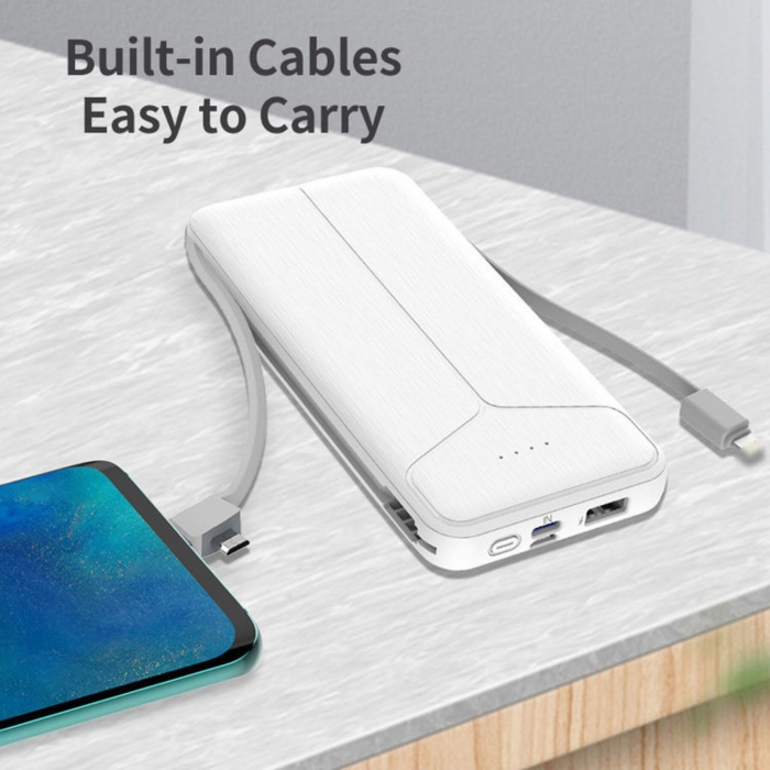 10000mAh Power Bank Portable With AC Wall Plug