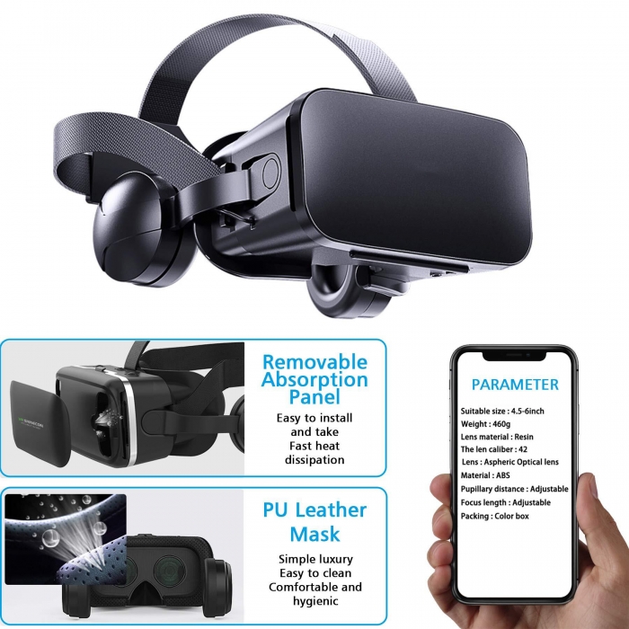 Virtual Reality Viewer Headset with Gamepad