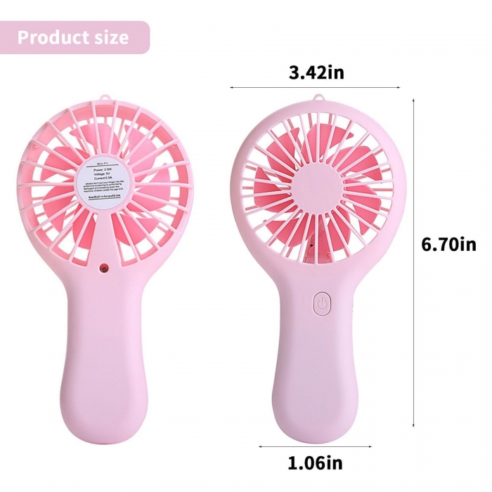 Portable USB Fans Handheld Charging Fan