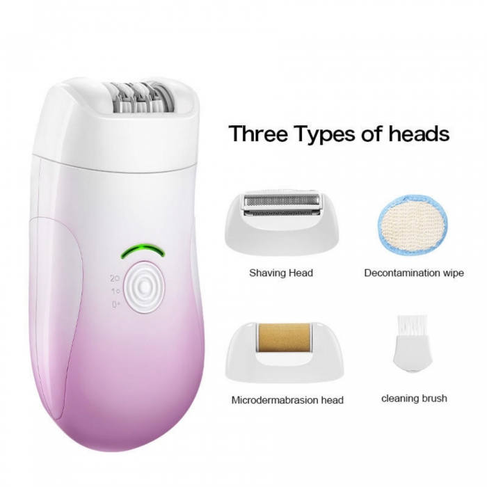 3-in-1 Gradient Colorful Painless Face Shaver