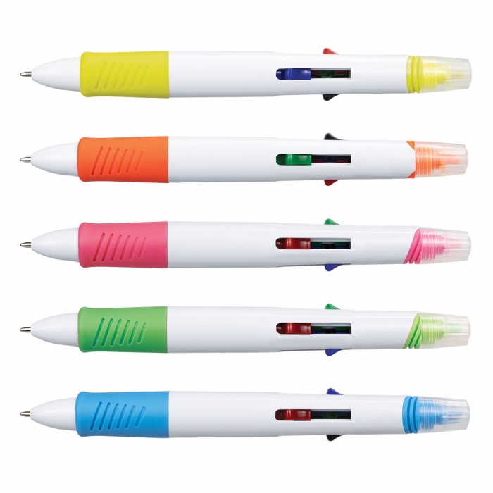 Quatro Pen With Highlighter