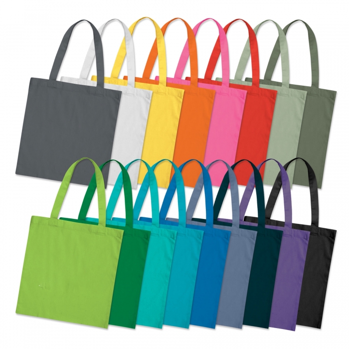 Colored Cotton Tote Bag