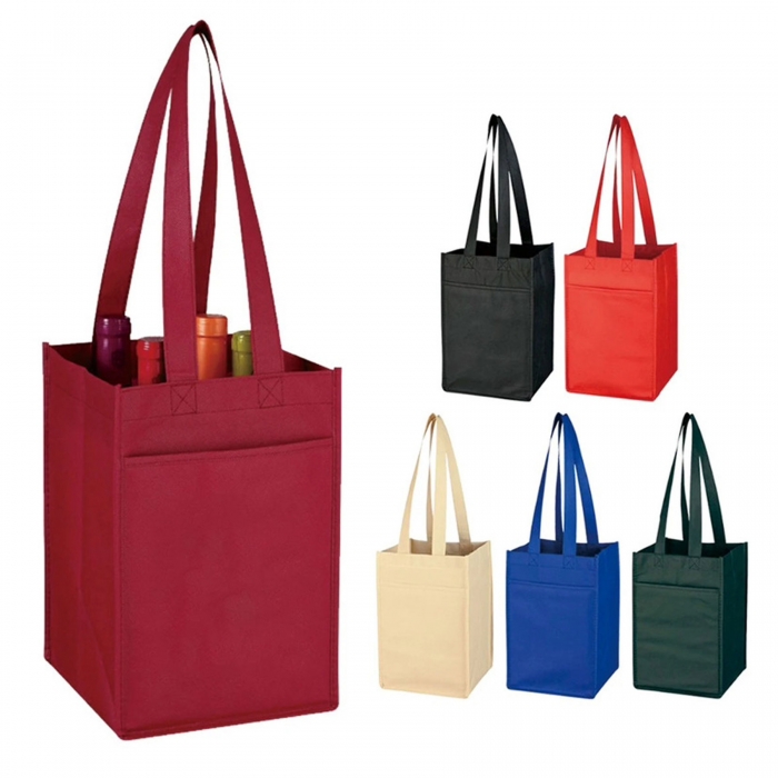 Wine Tote - 4 Bottle Bag