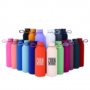 17 oz Stainless Steel Insulated Water Bottle w/ Handle