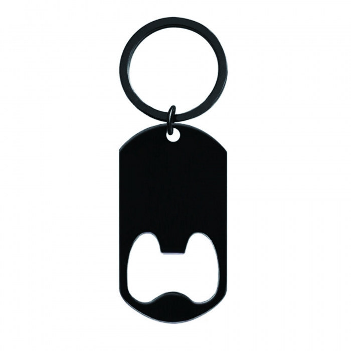 Stainless Steel Bottle Opener with Key Chain