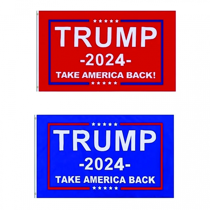 Election for 2024 Double Sided  Flags & Banner