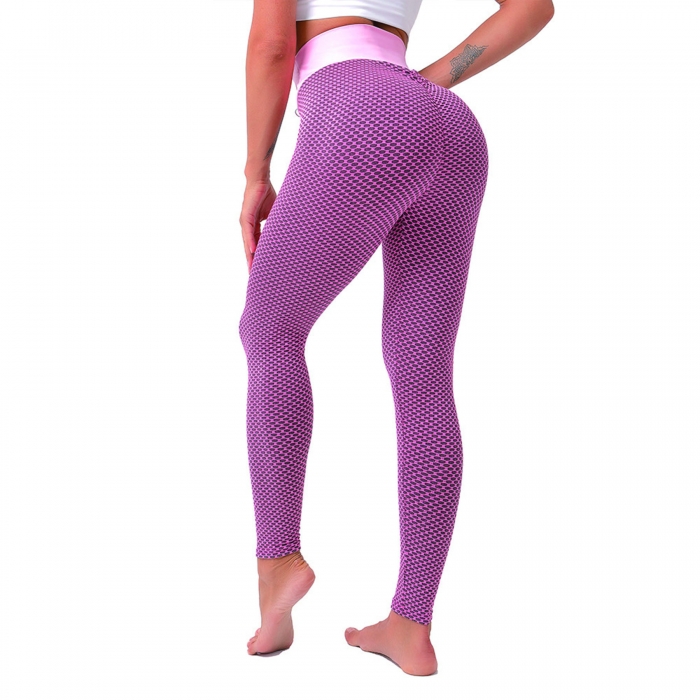 Honeycomb Fabric Womens Seamless Butt Soft Yoga Pants