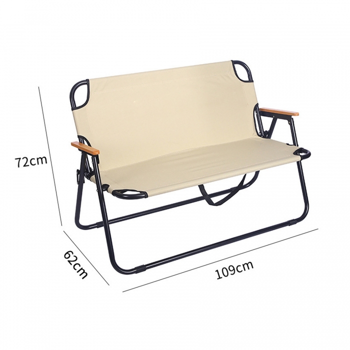 Outdoor Folding Double Camping Chair