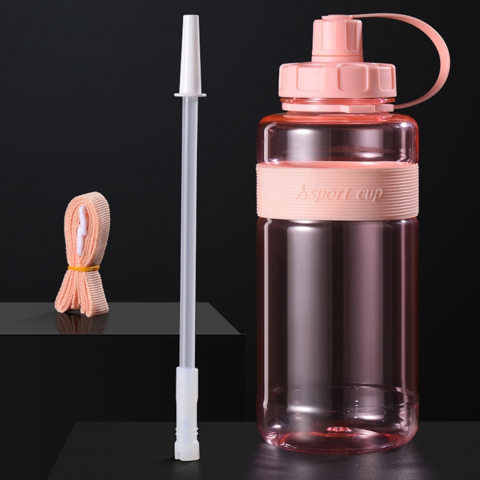 50 Oz. Sports Portable Water Bottle W/ Flip Straw