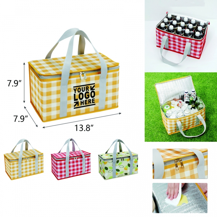 14 Liters Heathered Cooler Lunch Bag