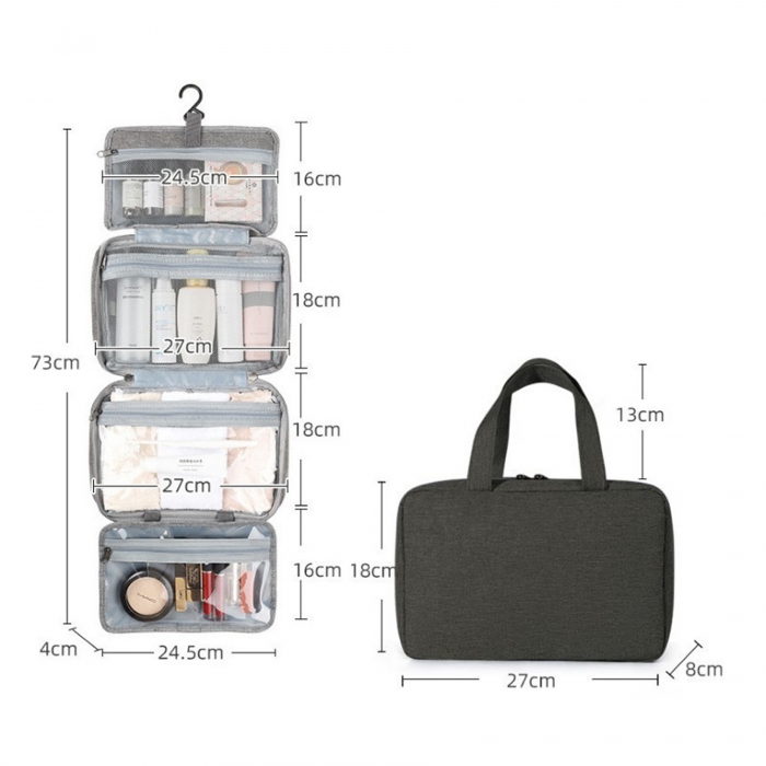 Portable Travel Cosmetic Bag