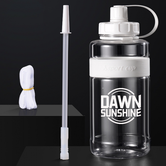 68 Oz. Sports Portable Water Bottle W/ Flip Straw