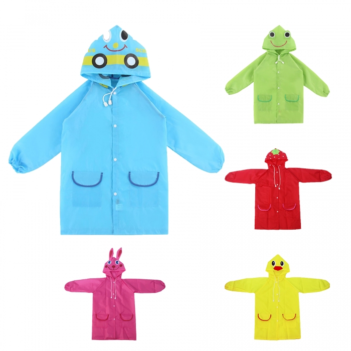 Child 3D Anmals Raincoat