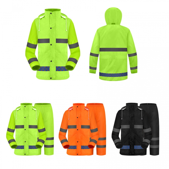 PVC Waterproof Raincoat Set