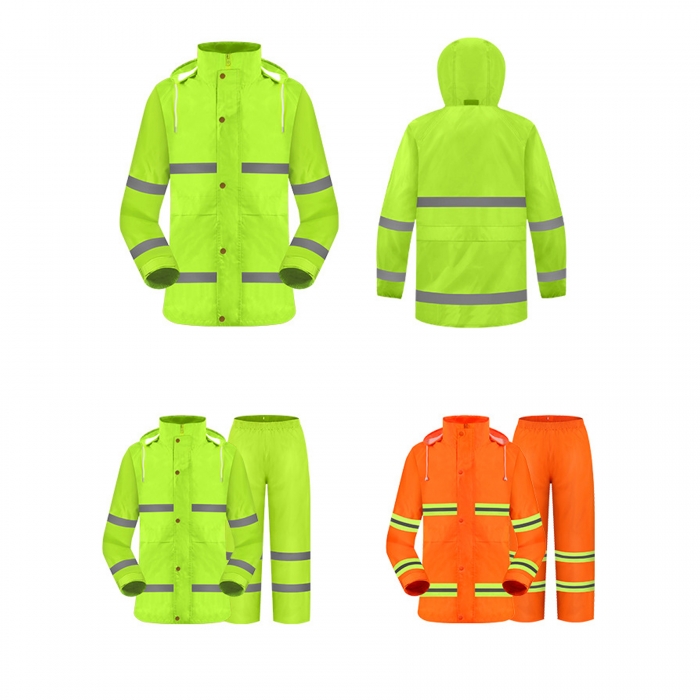 PVC Waterproof Raincoat Set