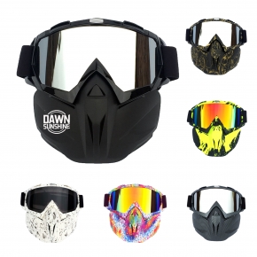 Anti-UV Detachable Motorcycle Riding Mask