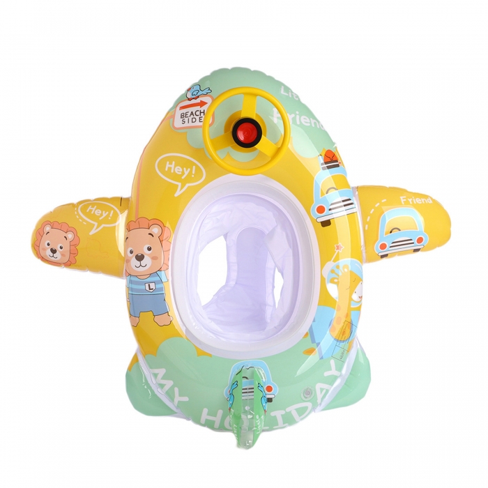 Child Swimming Float Ring W/ Steering Wheel