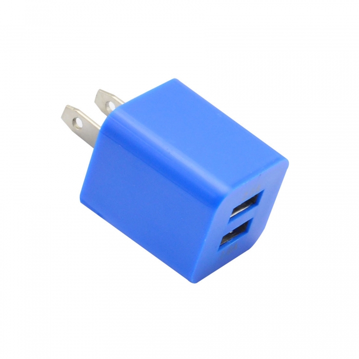 5V 1Amp Double USB Wall Charger Plug