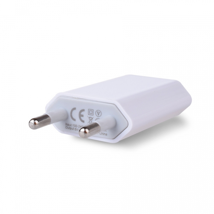 Flat European Wall Charger Plug