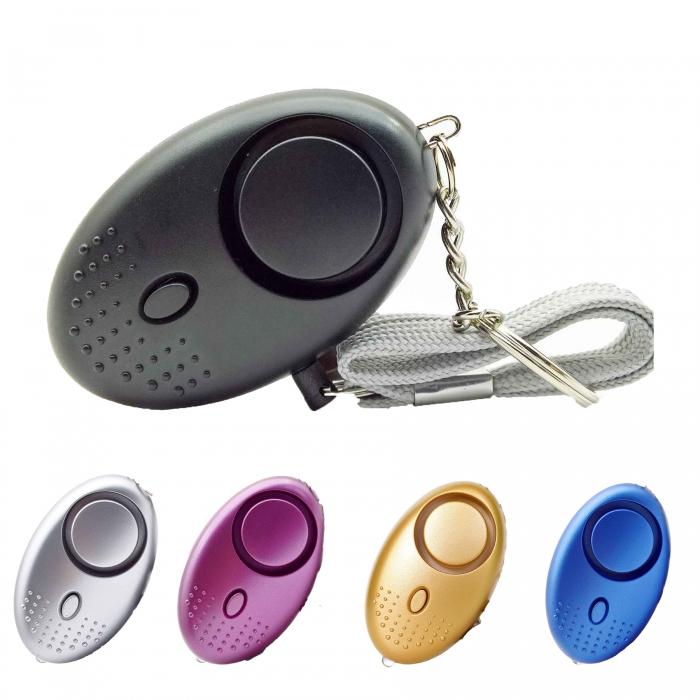 Personal Safety Alarm Keychain w/ LED Lights