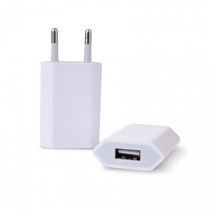 Flat European Wall Charger Plug