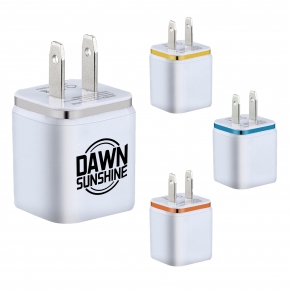 2.1Amp & 1Amp Double USB Wall Charger Plug