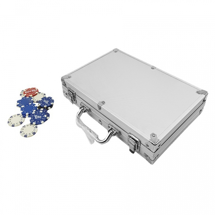 200Pcs Aluminium Poker Chip Box