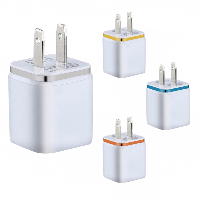 2.1Amp & 1Amp Double USB Wall Charger Plug