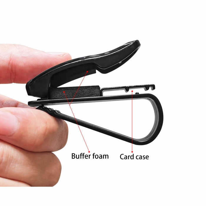 Portable Black Sunglass Clip