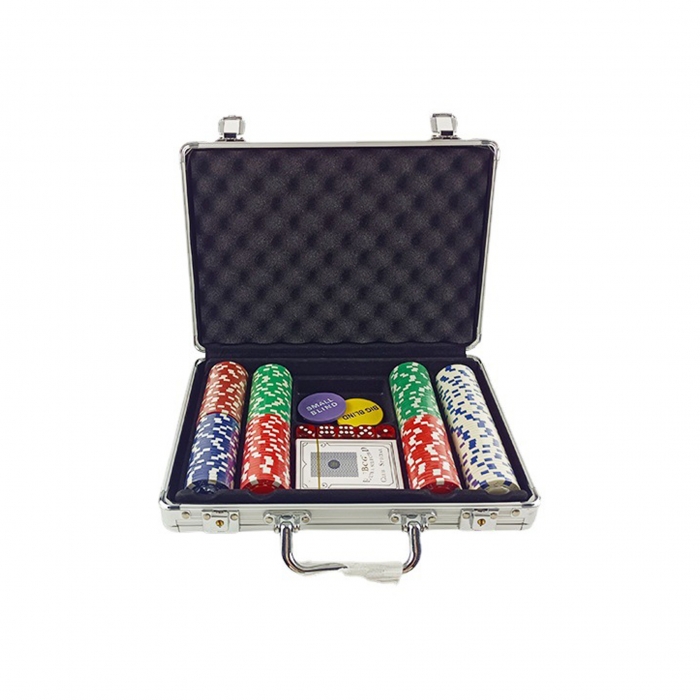 200Pcs Aluminium Poker Chip Box