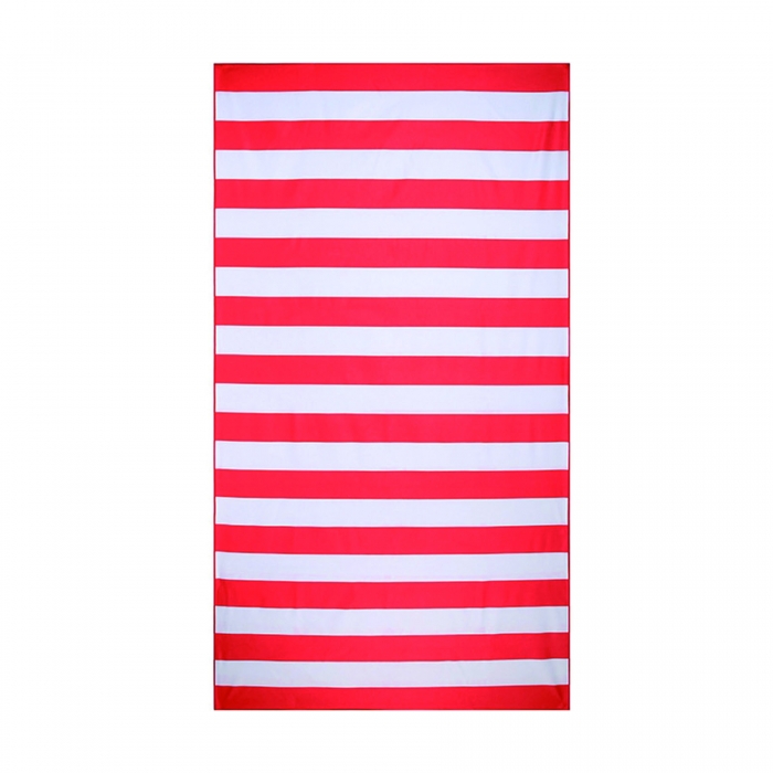 Custom Cabana Stripe Beach Towel for Adults