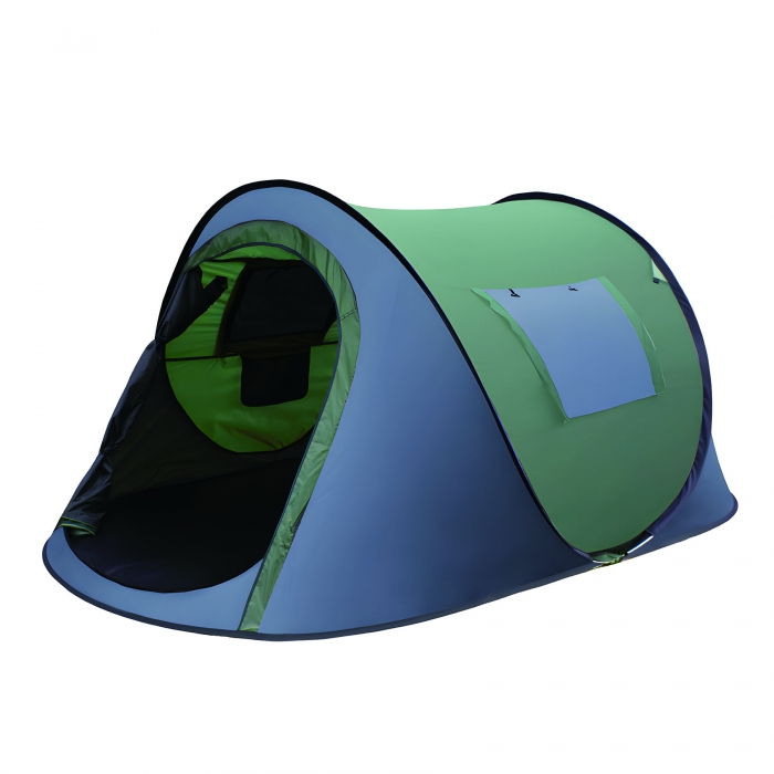 4-Person Cabin Camping Tent with Instant Setup