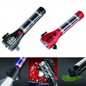 Multifunctional LED Car Safety Hammer Flashlight