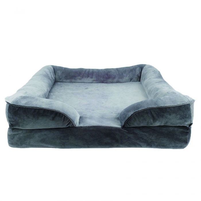 Rectangle Plush Washable Large Flannel Pet Bed