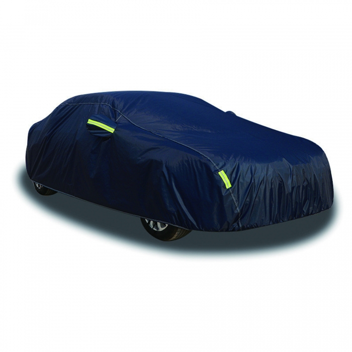 Waterproof with Side Door Zipper All Weather Upgraded UV Protective Vehicle Cover