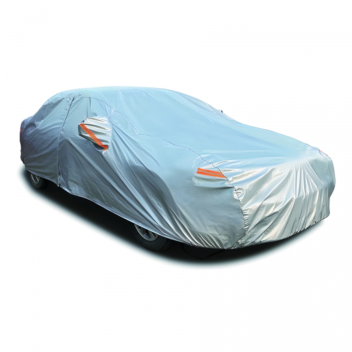 Waterproof with Side Door Zipper All Weather Upgraded UV Protective Vehicle Cover