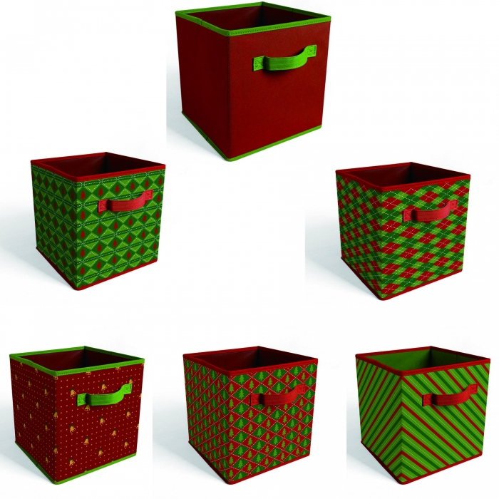 Foldable Fabric Storage Cubes with Handle