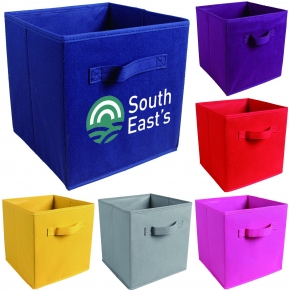 Foldable Fabric Storage Cubes with Handle