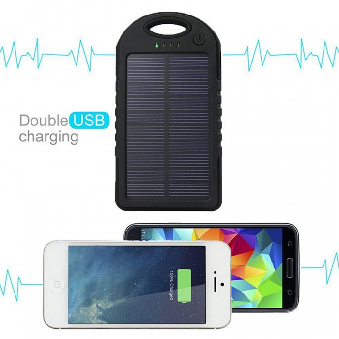 Portable Charger with LED Flashlight